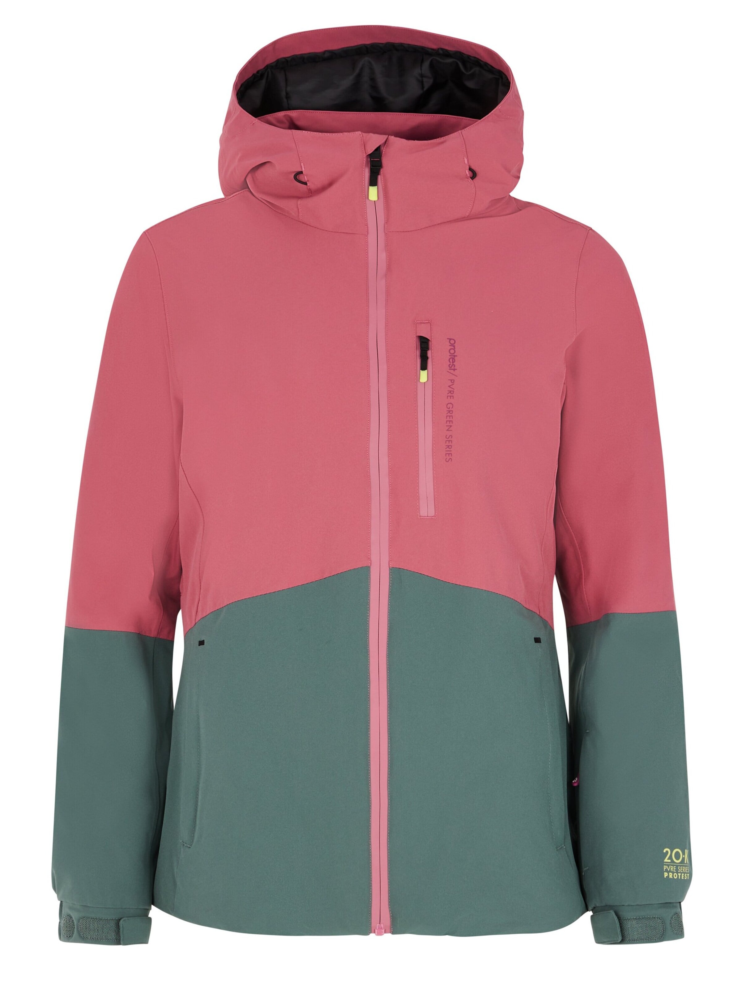 PROTEST Sportjacke 'PRTDISK'‌‌‌‌‌‌‌ in Pink: Vorderseite