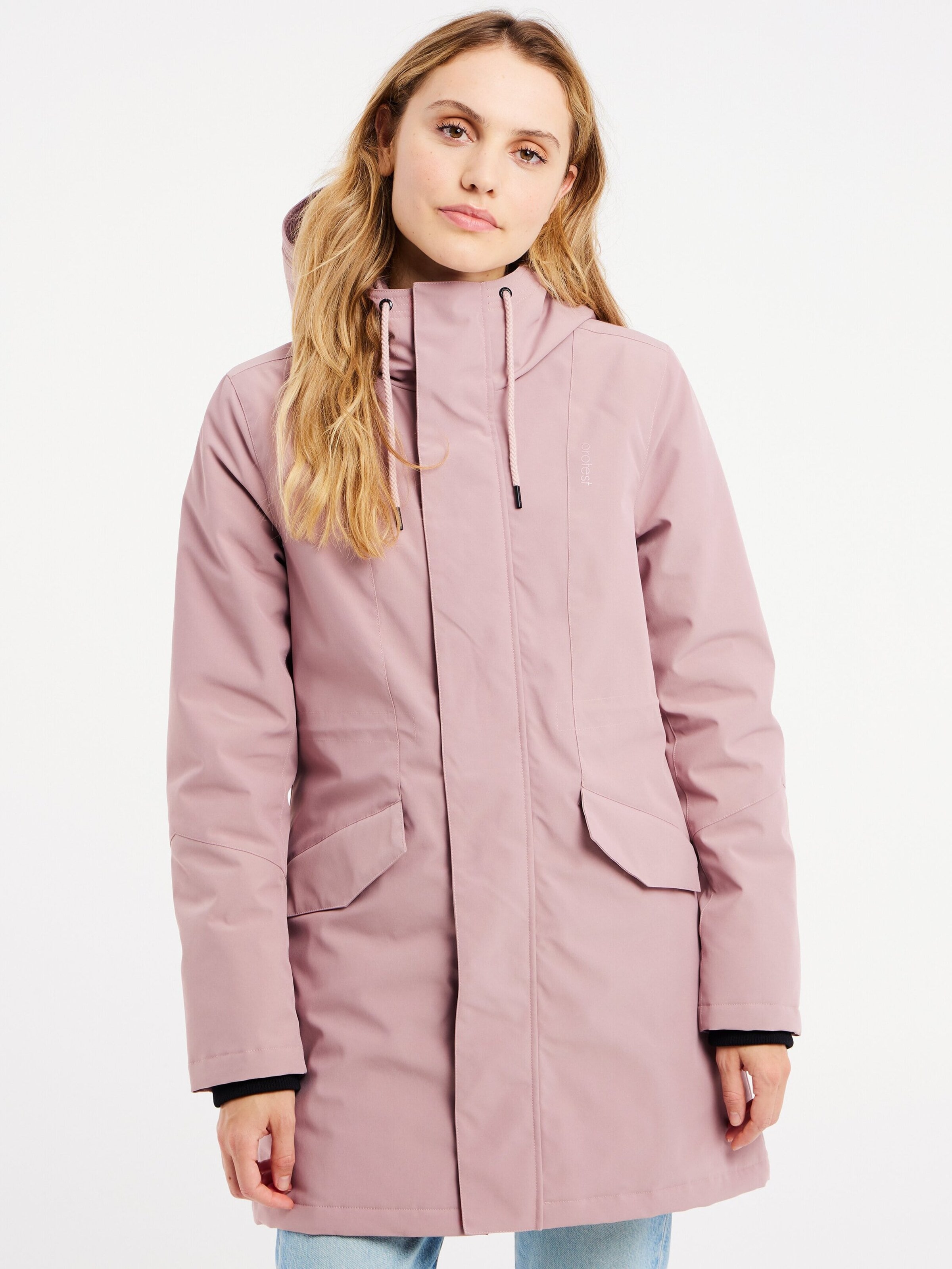 PROTEST Winterjacke 'PRTLANIAKEA'‌‌ in Pink: Vorderseite
