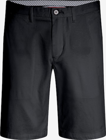 TOMMY HILFIGER Regular Chino Pants in Black: front