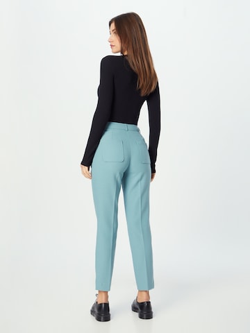 COMMA Regular Pleated Pants in Blue