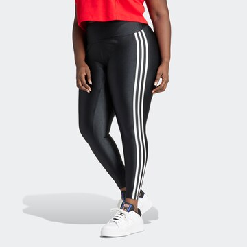 Skinny Pantaloni sport de la ADIDAS ORIGINALS pe negru