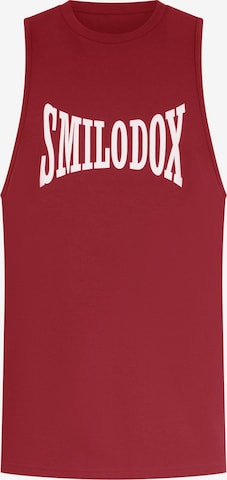 Smilodox Shirt 'Classic Pro' in Rood: voorkant