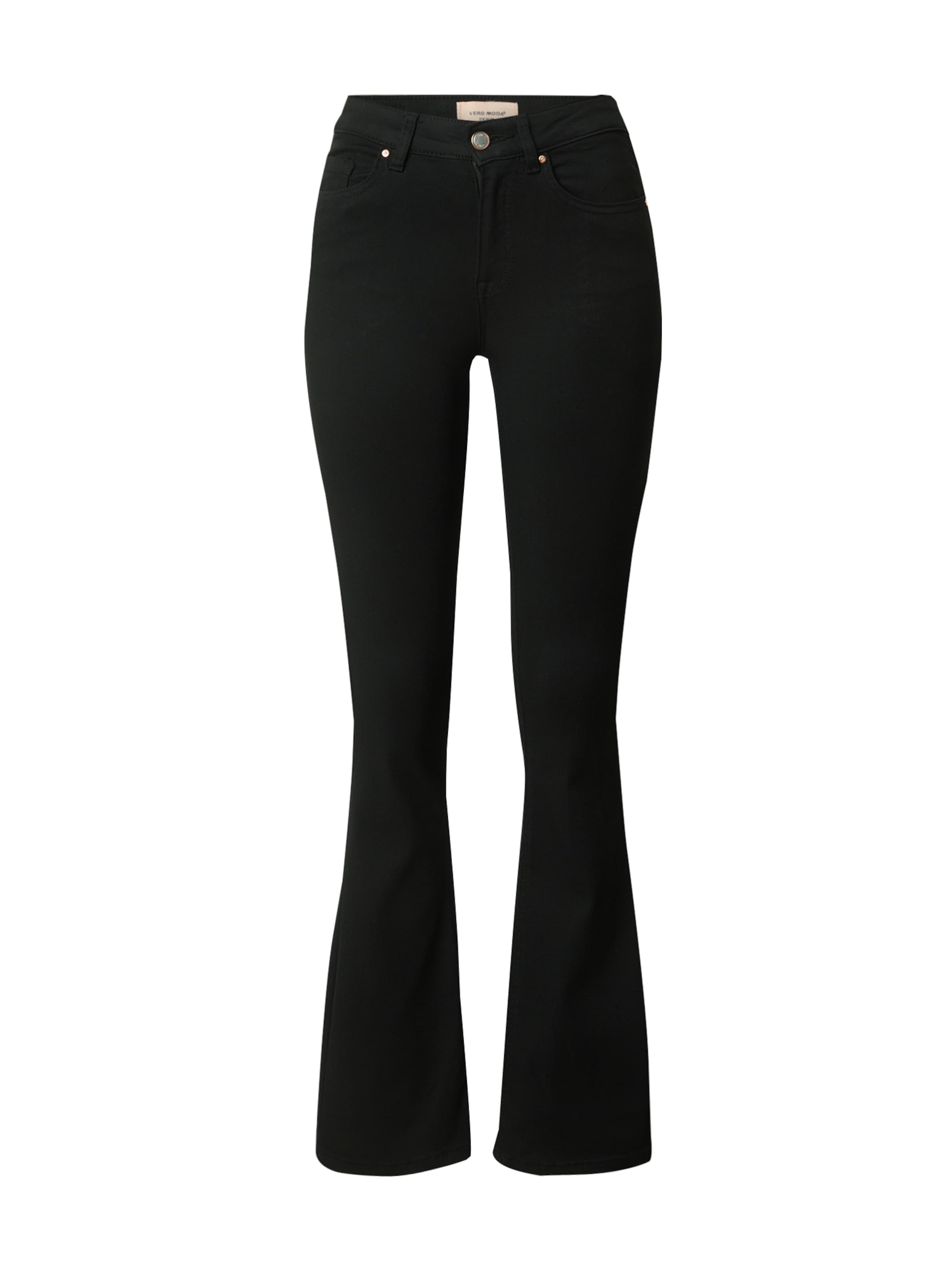 VERO MODA Flared Jeans &#x27;Flash&#x27; in Black: front