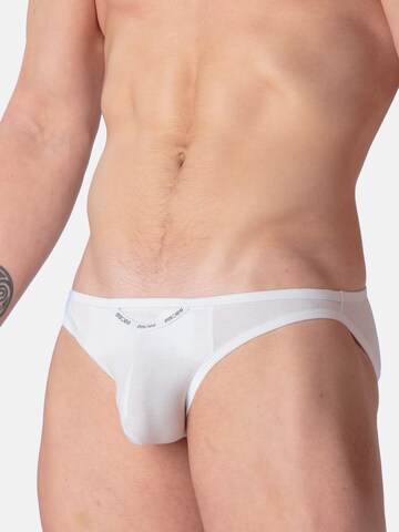 WOH Slip ' Sexy Fun Micro Briefs ' in White: front