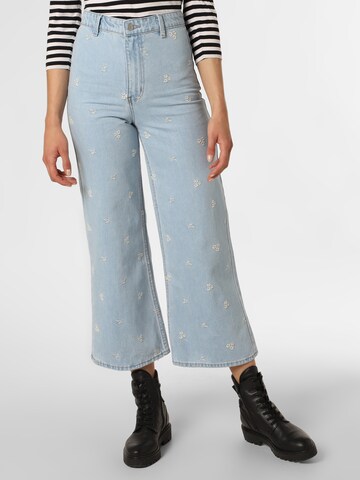 EDITED Loosefit Jeans 'Chrissy' in Blauw: voorkant