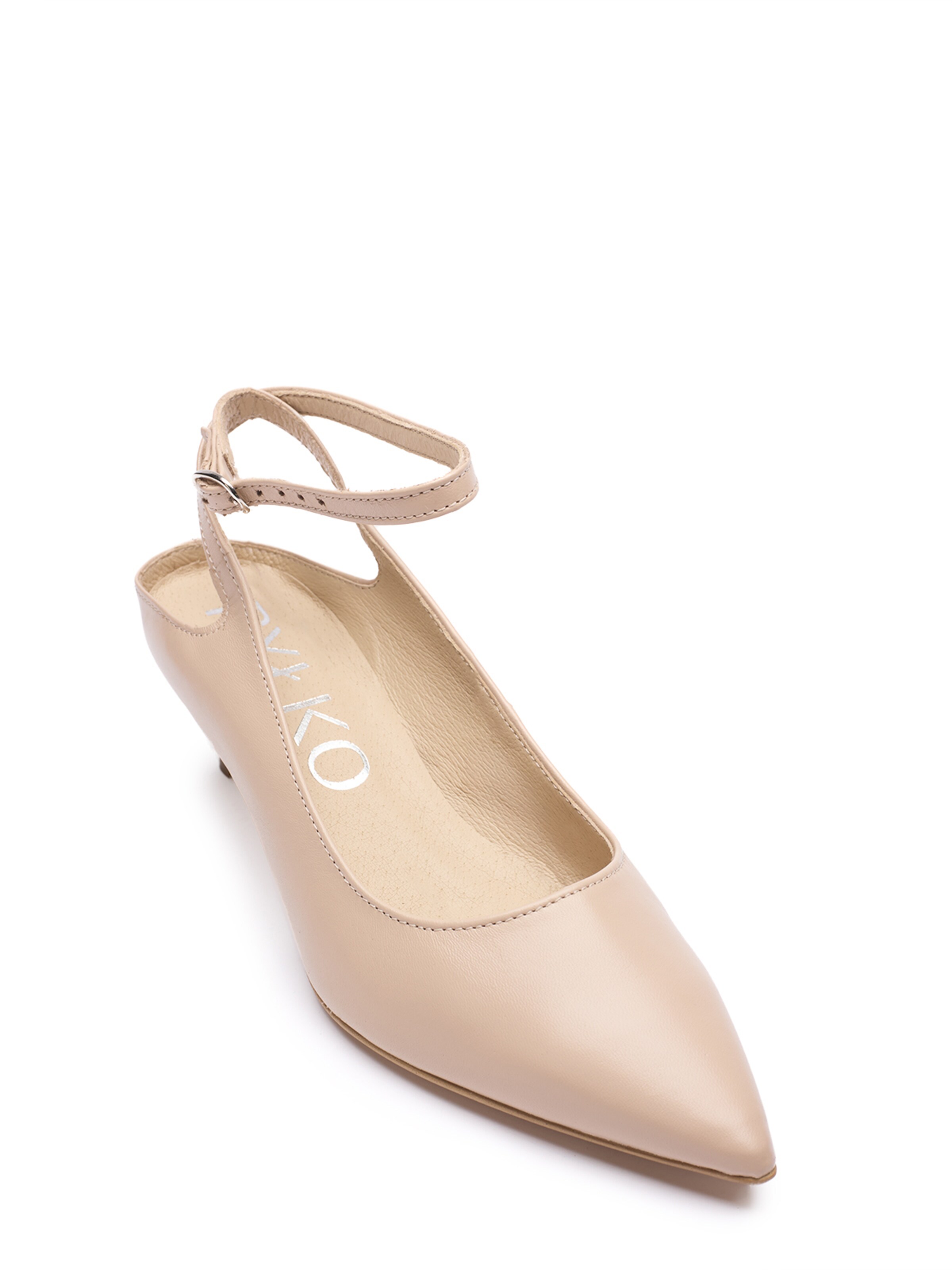 RYŁKO - Sapatos abertos atrás em bege