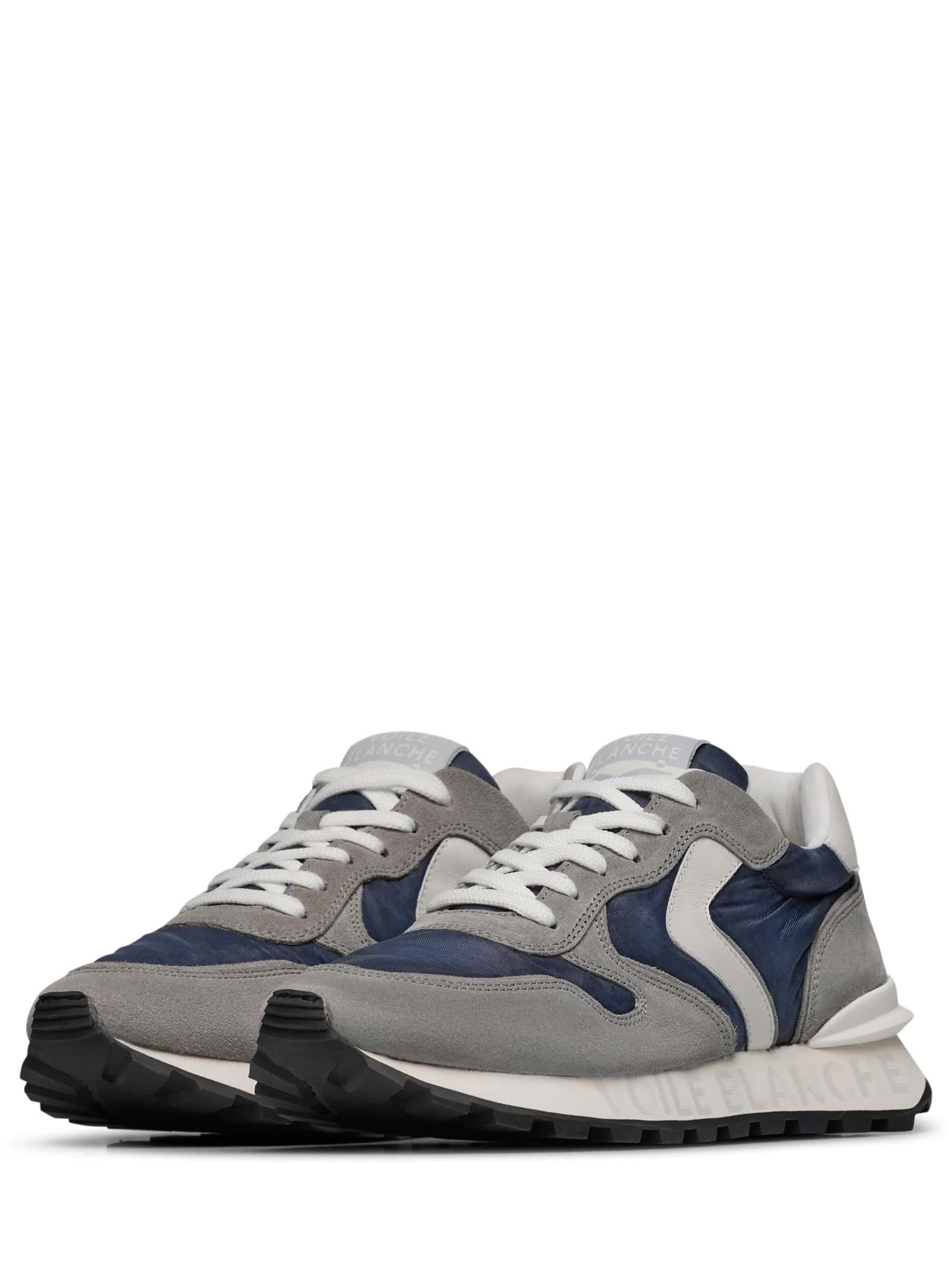 Voile blanche Platform trainers 'PARIS RACE MAN' in Grey