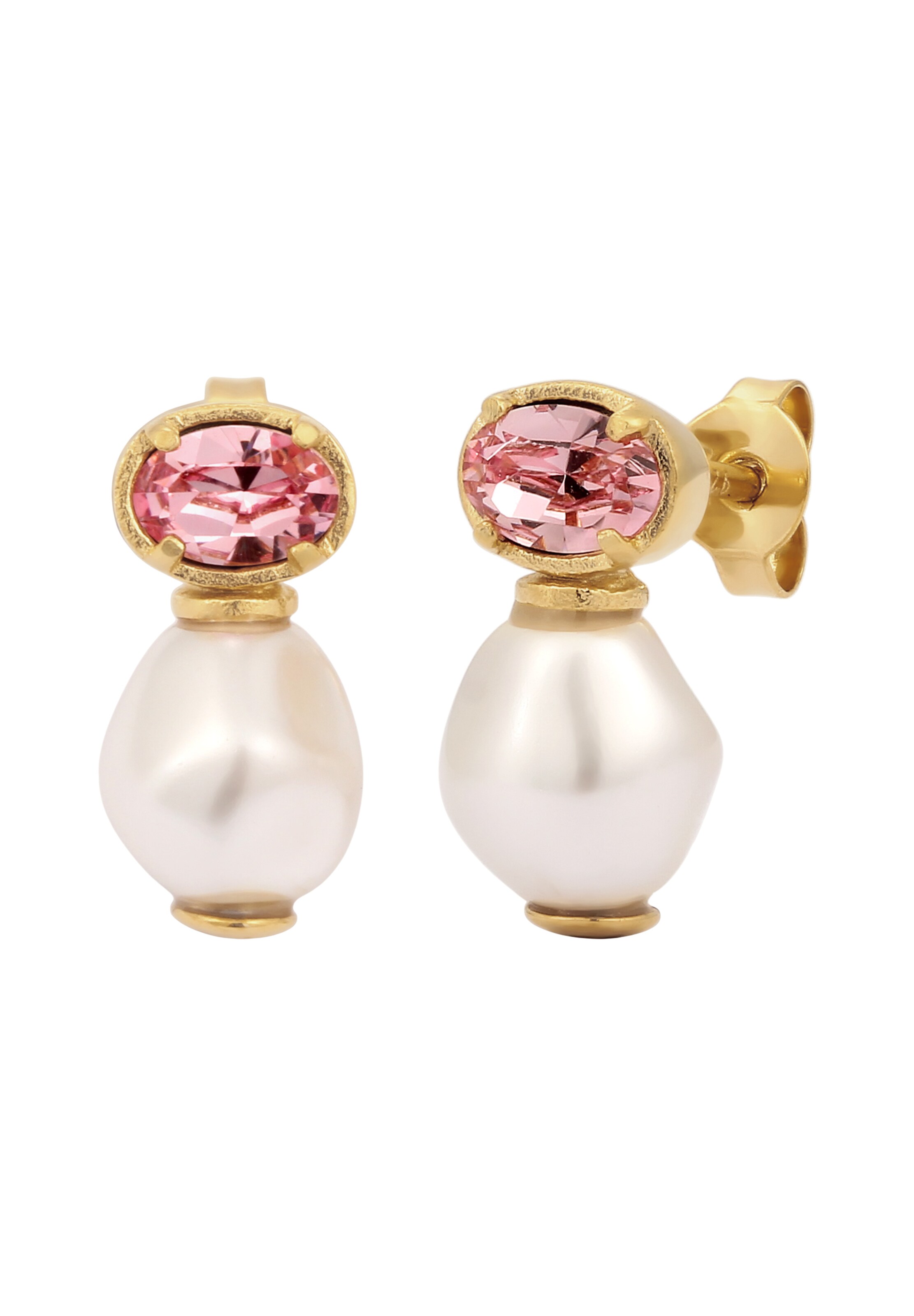 ELLI Earrings in Gold: front