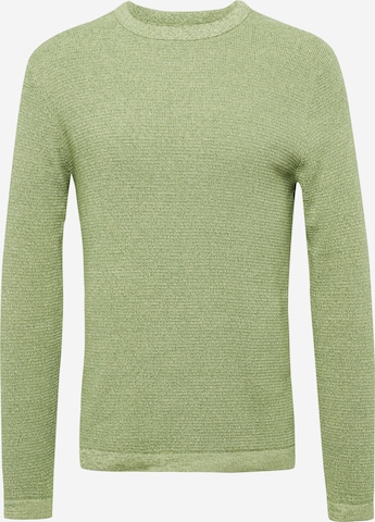 SELECTED Sweater 'Rocks' in Green: front