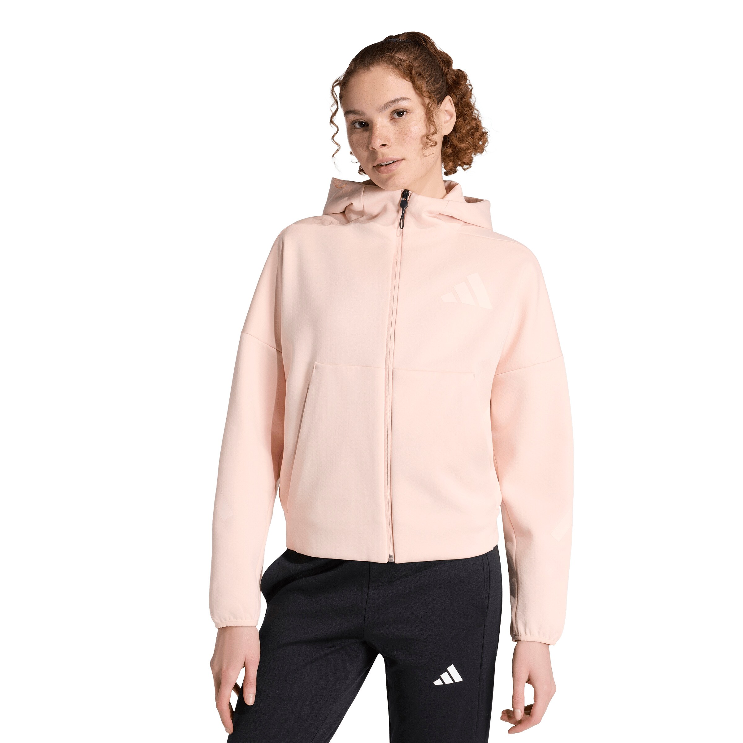 ADIDAS SPORTSWEAR Спортивная кофта 'Z.N.E.' в Ярко-розовый: спереди