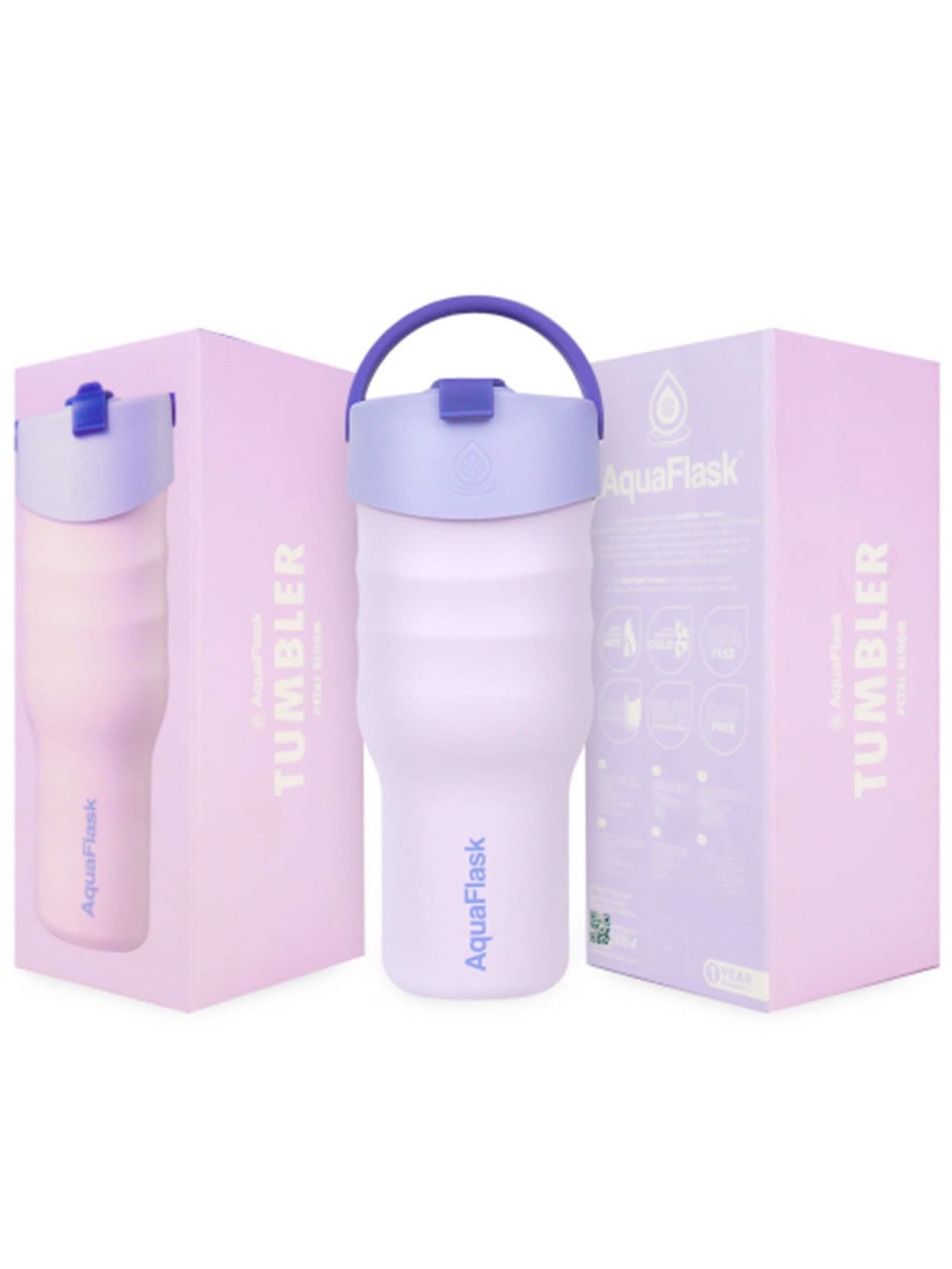 AquaFlask Láhev na vodu 'AquaFlask Termoláhev TUMBLER 887 ml' – fialová