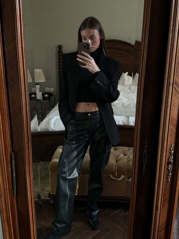 RÆRE by Lorena Rae Regular Cargo trousers 'Selma Tall' in Black