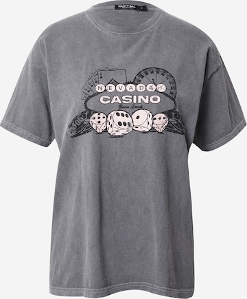 T-shirt Nasty Gal en gris : devant