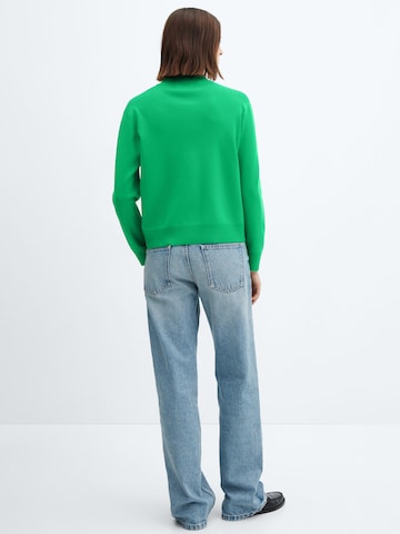 MANGO Sweater 'TORTU' in Green