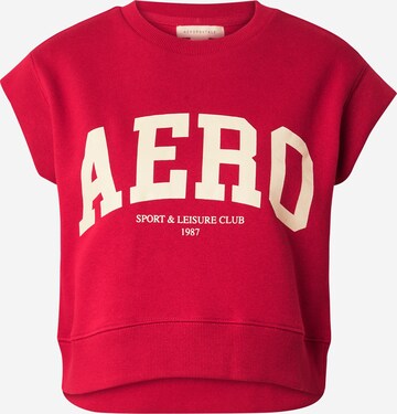 Sweat-shirt AÉROPOSTALE en rouge : devant