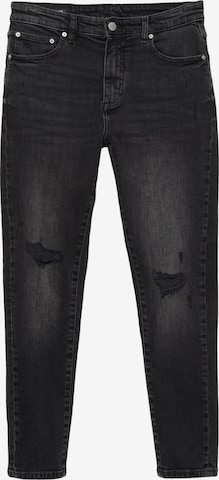 Pull&Bear Skinny Farmer - fekete: elől