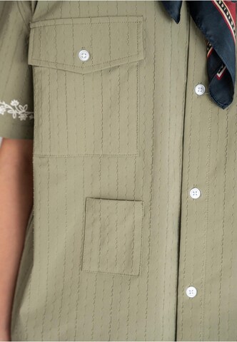 Comfort fit Camicia 'Western' di Prohibited in verde