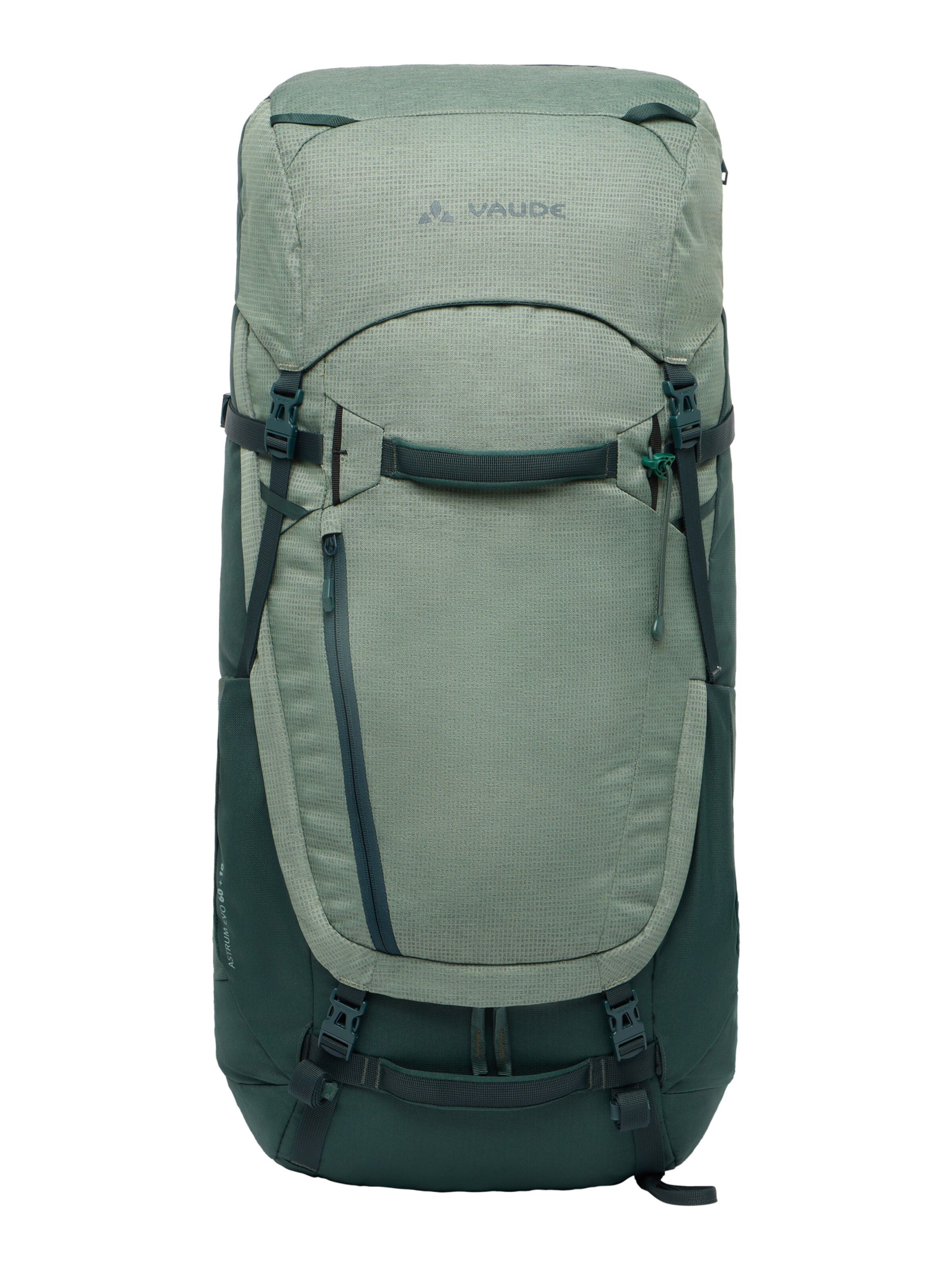 VAUDE Sports backpack '50L ' Astrum EVO 60+10 ' in Green: front