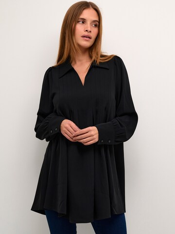 Robe 'Signa' Kaffe en noir : devant