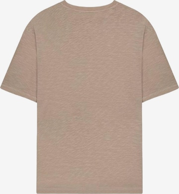LTB Jeans - Camiseta 'Minimal Print T-Shirt' en beige: frente