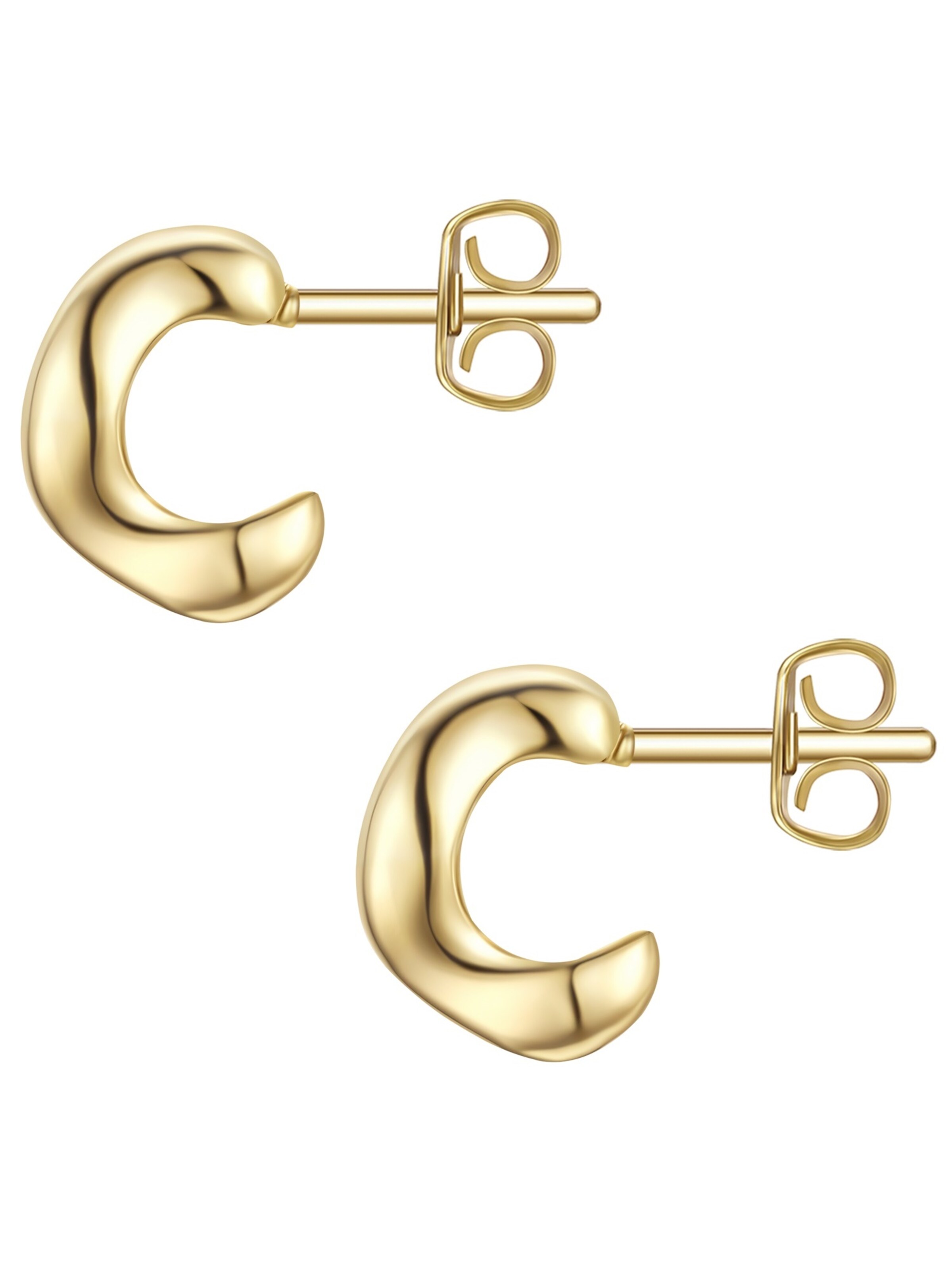 Yokoamii - Pendientes en oro: frente