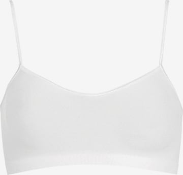 Hanro Bustier BH ' Touch Feeling ' in Wit: voorkant