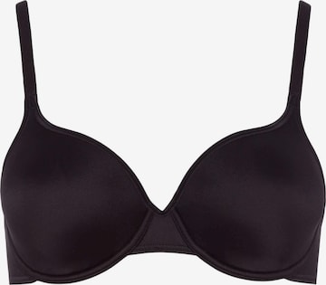 BeeDees BH 'T-Shirt BH Stepy Soft WHP Bügel-BH, nahtlose und vorgeformte Cups' in Schwarz: Vorderseite