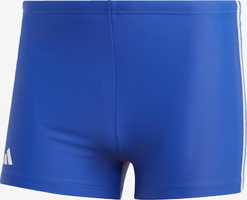 ADIDAS PERFORMANCE Athletic Swim Trunks in Blue: front