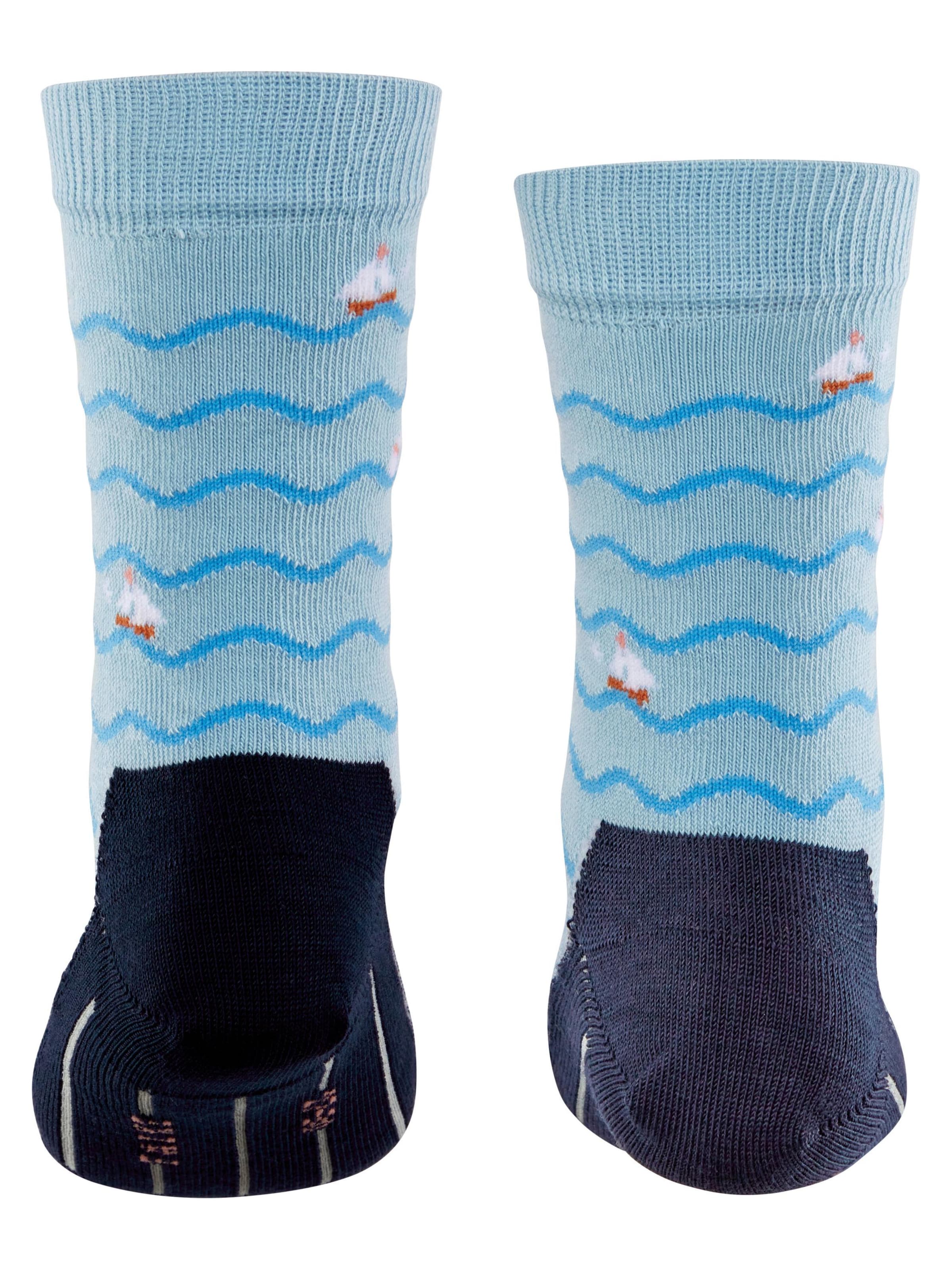 FALKE Socks 'Active Sailing Boats' in Blue