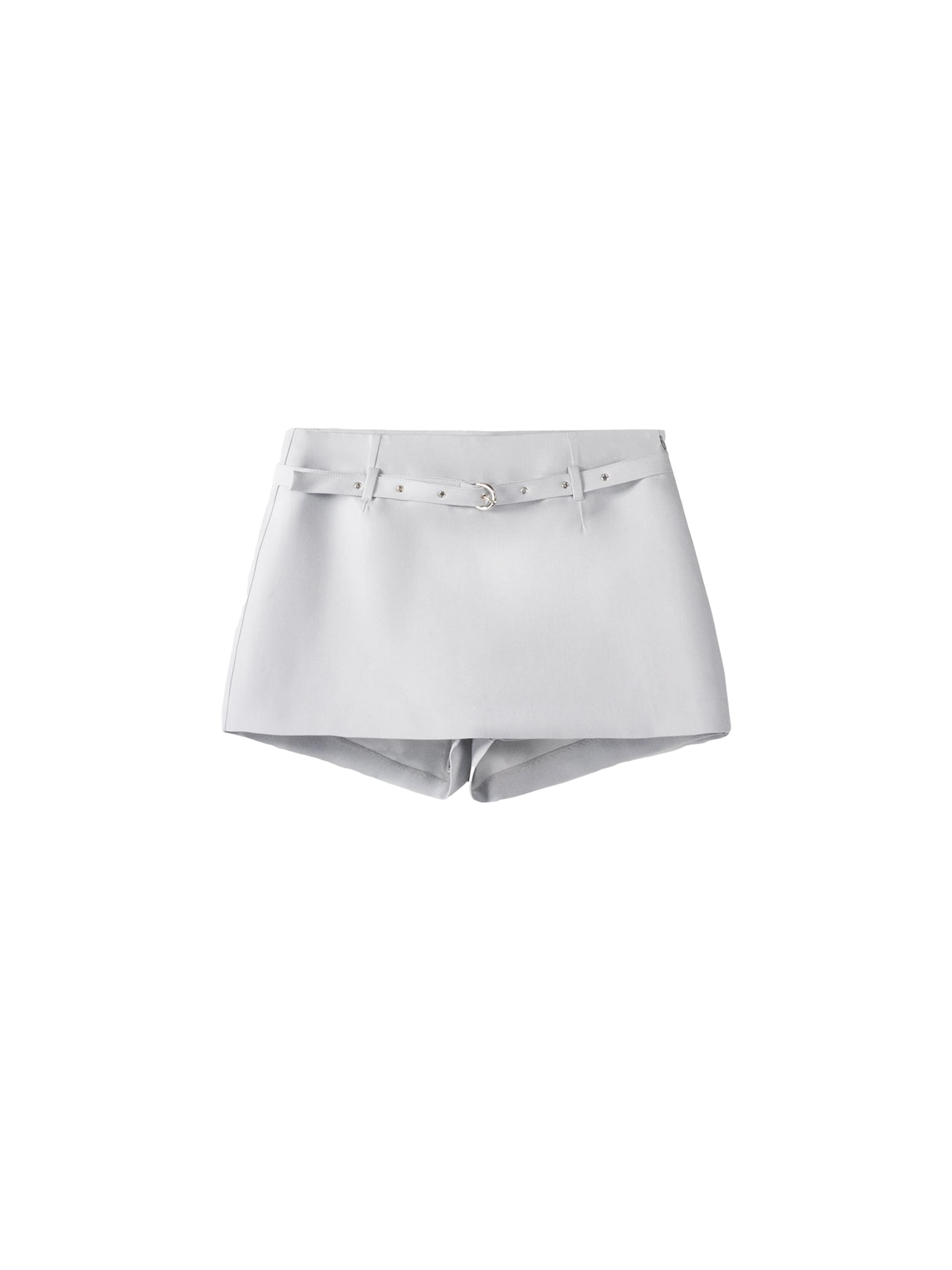 Bershka Normální Kalhoty – šedá: přední strana