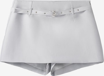Bershka Normální Kalhoty – šedá: přední strana