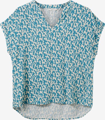 TOM TAILOR Blouse in Blauw: voorkant