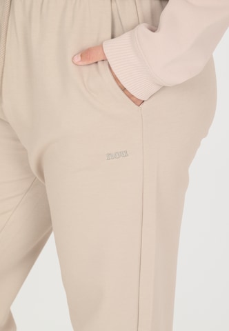 NOU Loose fit Workout Pants 'Vacay' in Beige