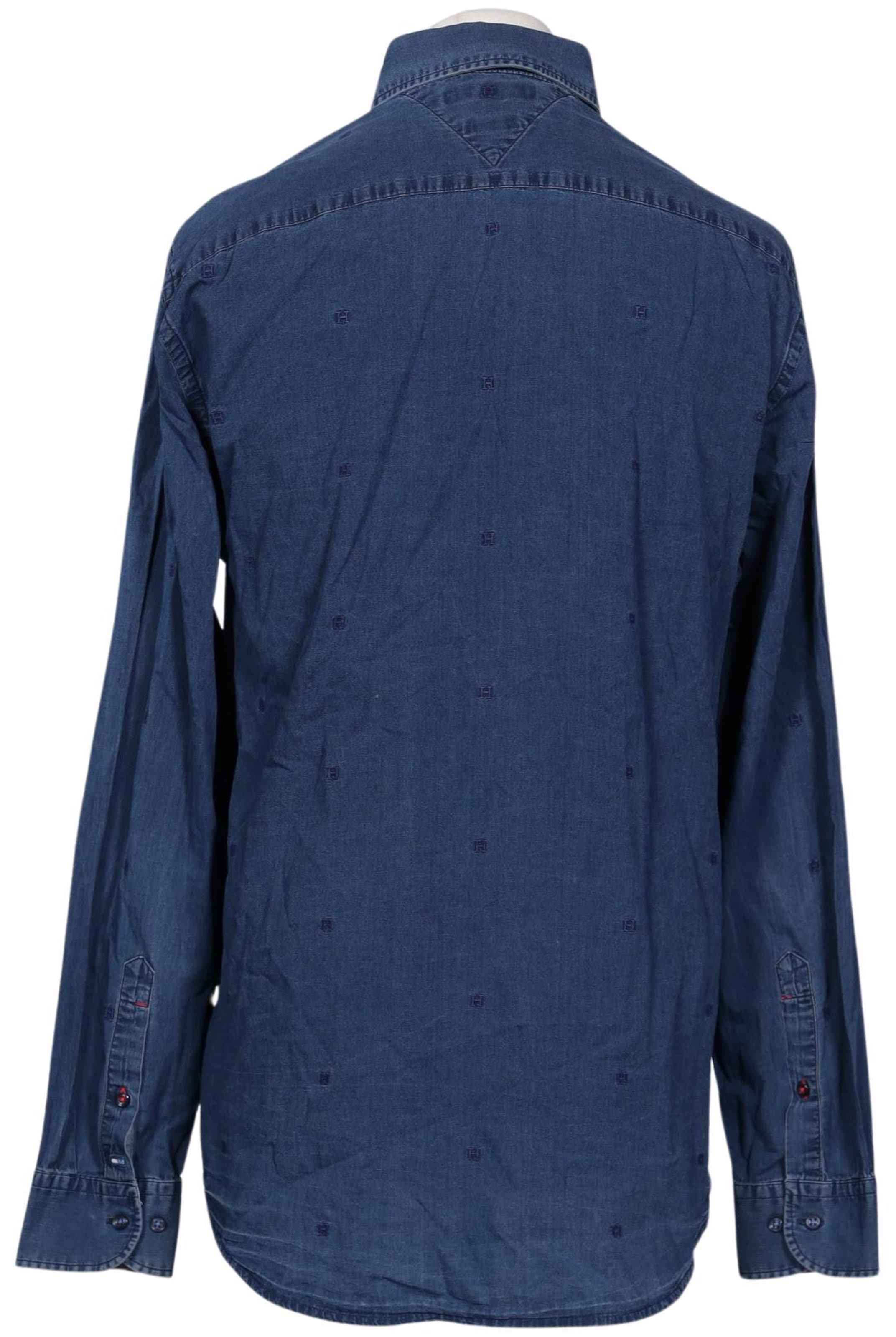 TOMMY HILFIGER Button Up Shirt in L in Blue