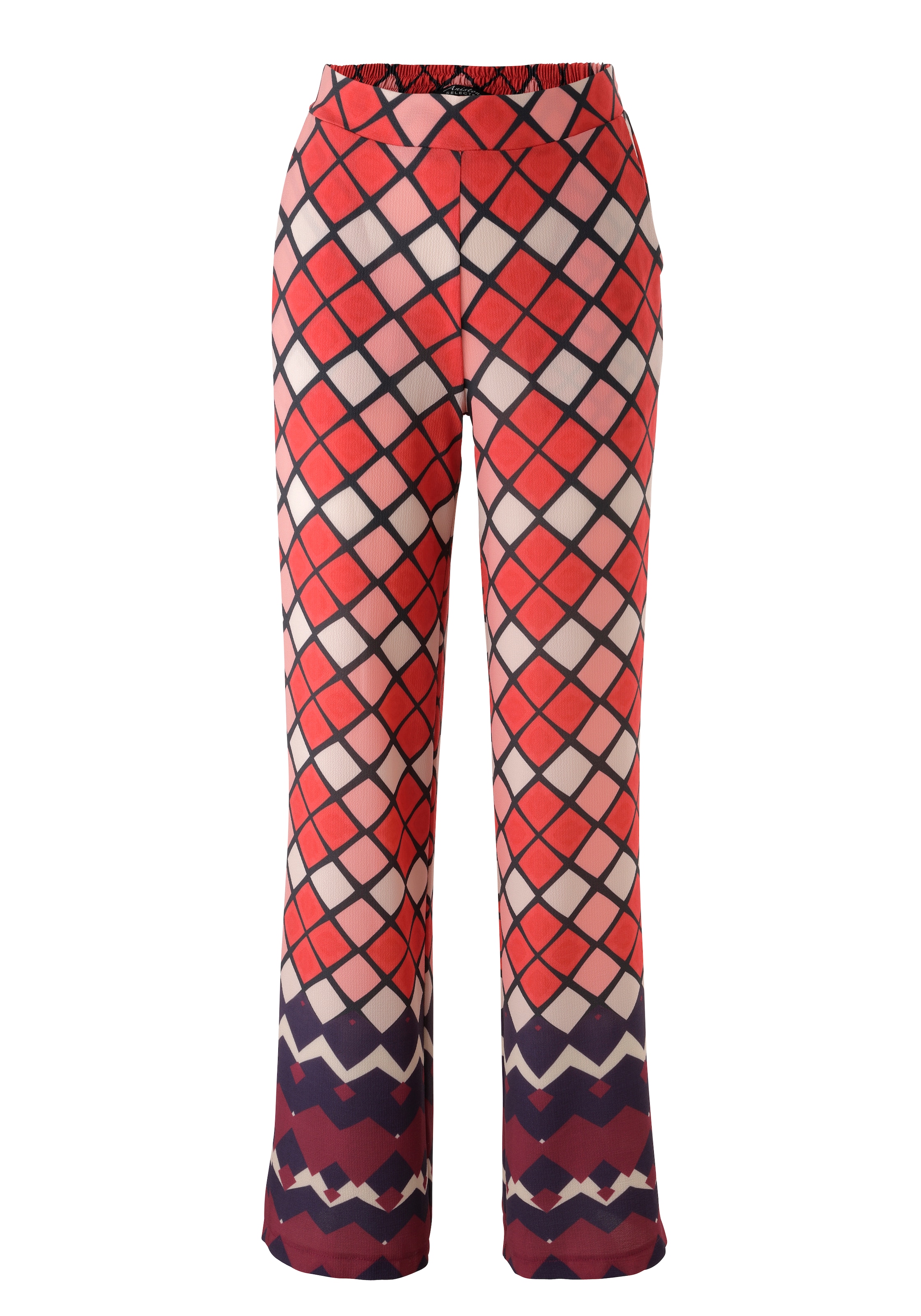 Aniston SELECTED Pyjamahose in Rot: Vorderseite