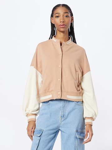 Veste mi-saison Urban Classics en beige : devant