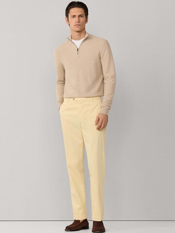 Hackett London Regular Chinohose 'Sanderson' in Gelb