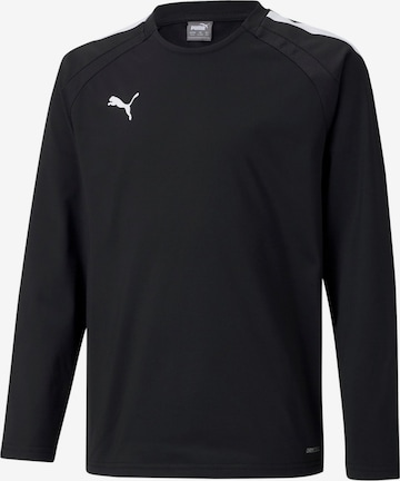 PUMA Athletic Sweatshirt in Black: front