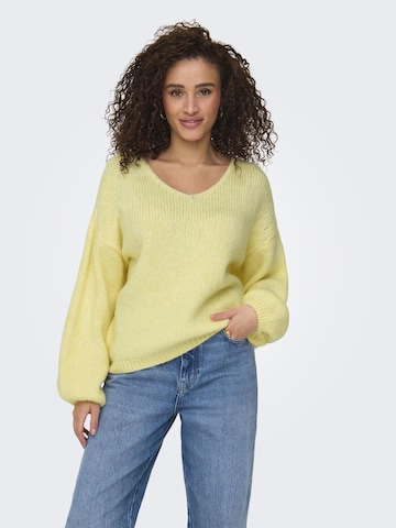 Pull-over 'JDYDinea' JDY en jaune : devant