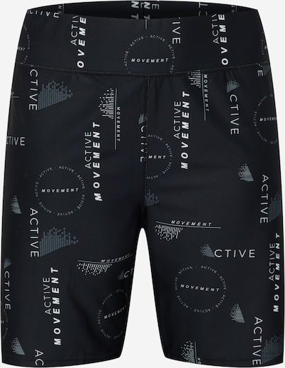 Sportinės kelnės 'ATEXT' iš Active by Zizzi, spalva – juoda / balta, Prekių apžvalga