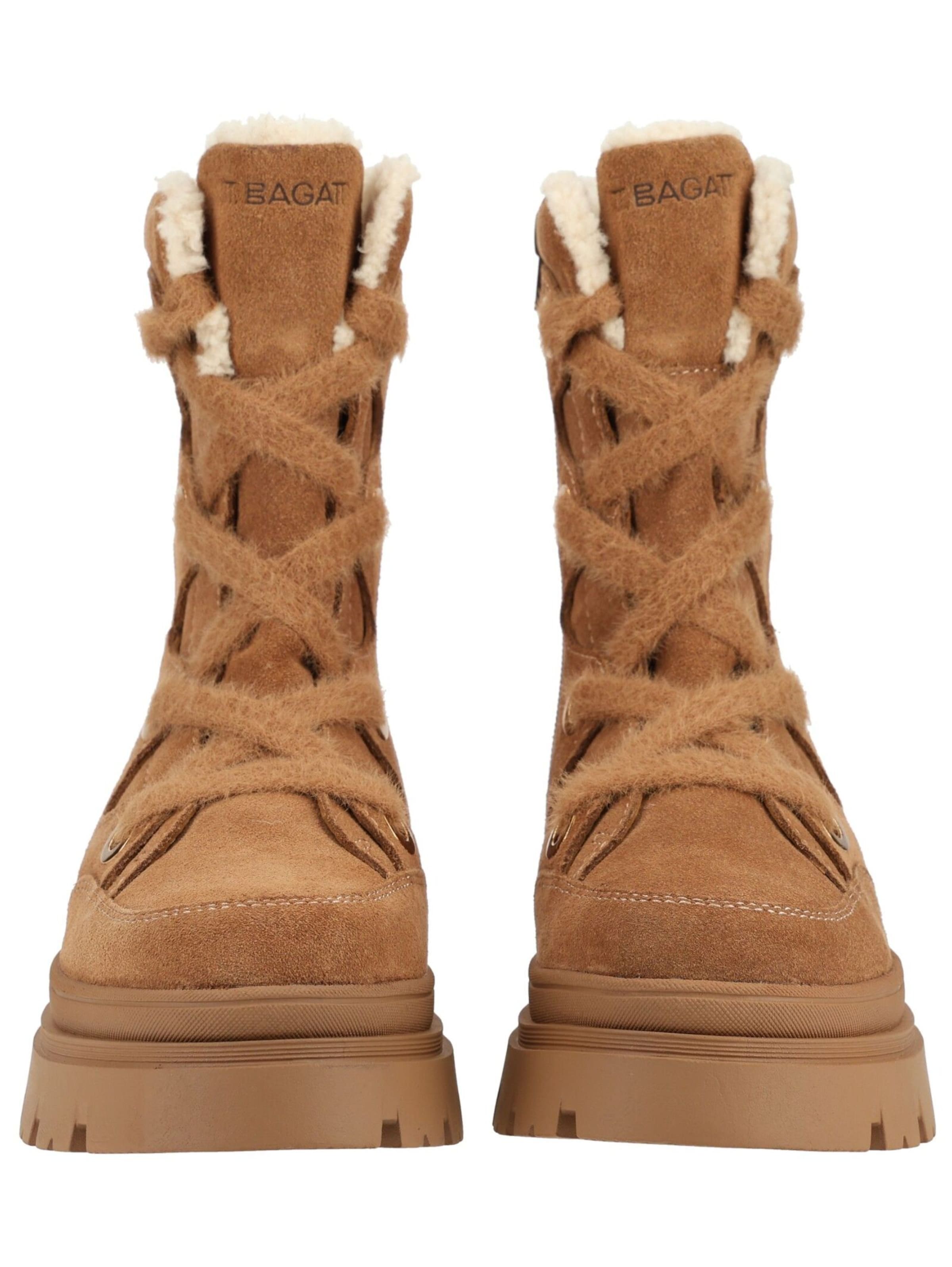 TT. BAGATT Lace-Up Ankle Boots in Brown
