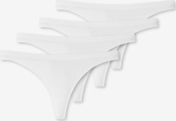 SCHIESSER Thong ' Serie 95-5 ' in White: front