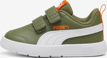 PUMA Superge 'Courtflex V3' | zelena barva: sprednja stran