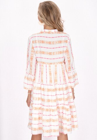 IZIA Blousejurk in Oranje