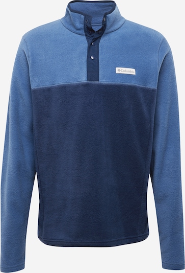 Sportinis megztinis 'Steens Mountain' iš COLUMBIA, spalva – mėlyna / tamsiai mėlyna jūros spalva / tamsiai pilka / balta, Prekių apžvalga