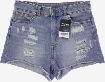 Monki Shorts in XS in Blue: front