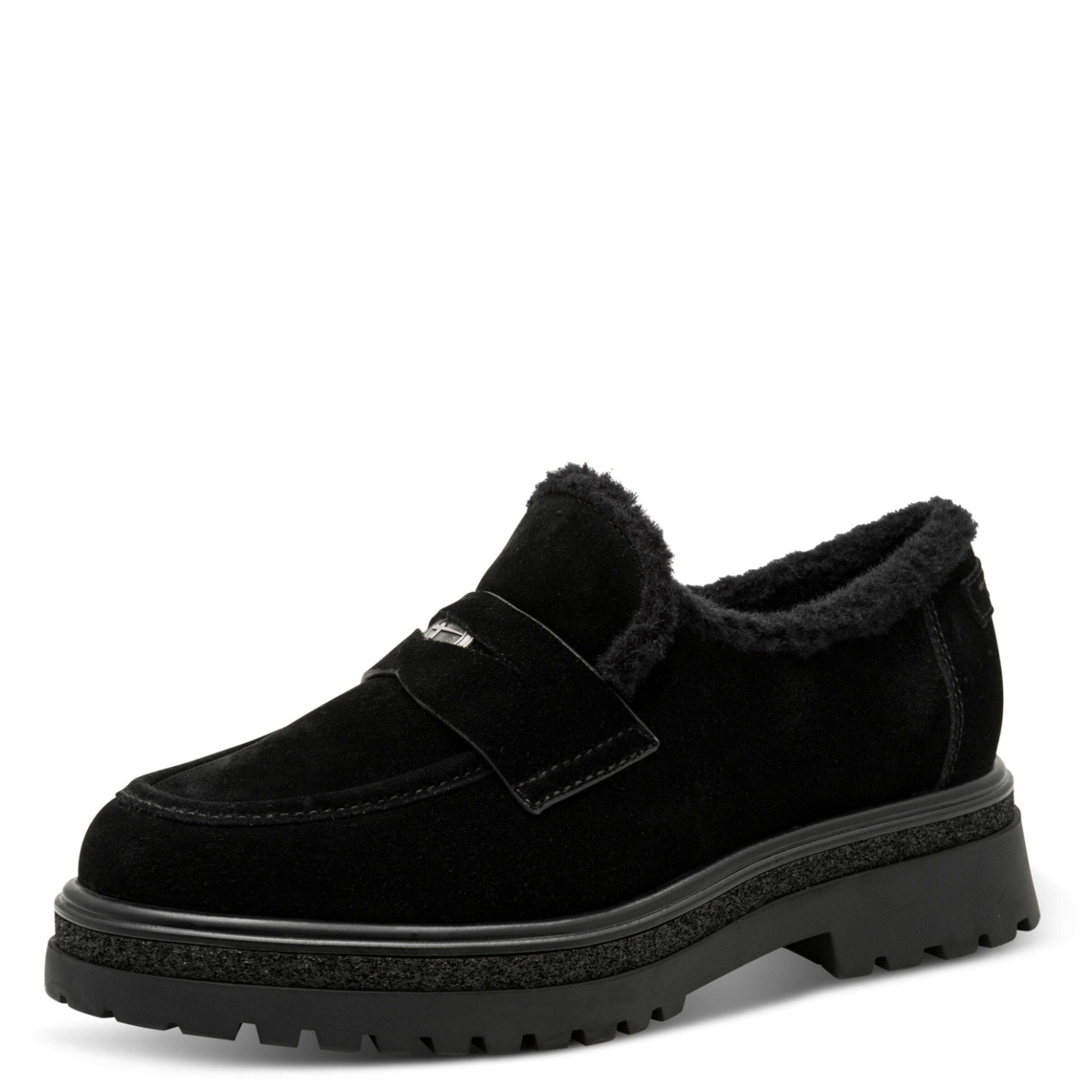 Tamaris Classic Flats in Black: front