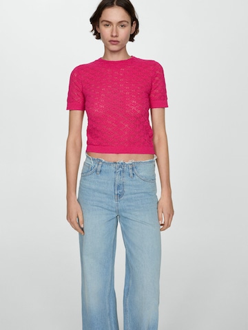 MANGO Pullover 'SITO' i pink: forside