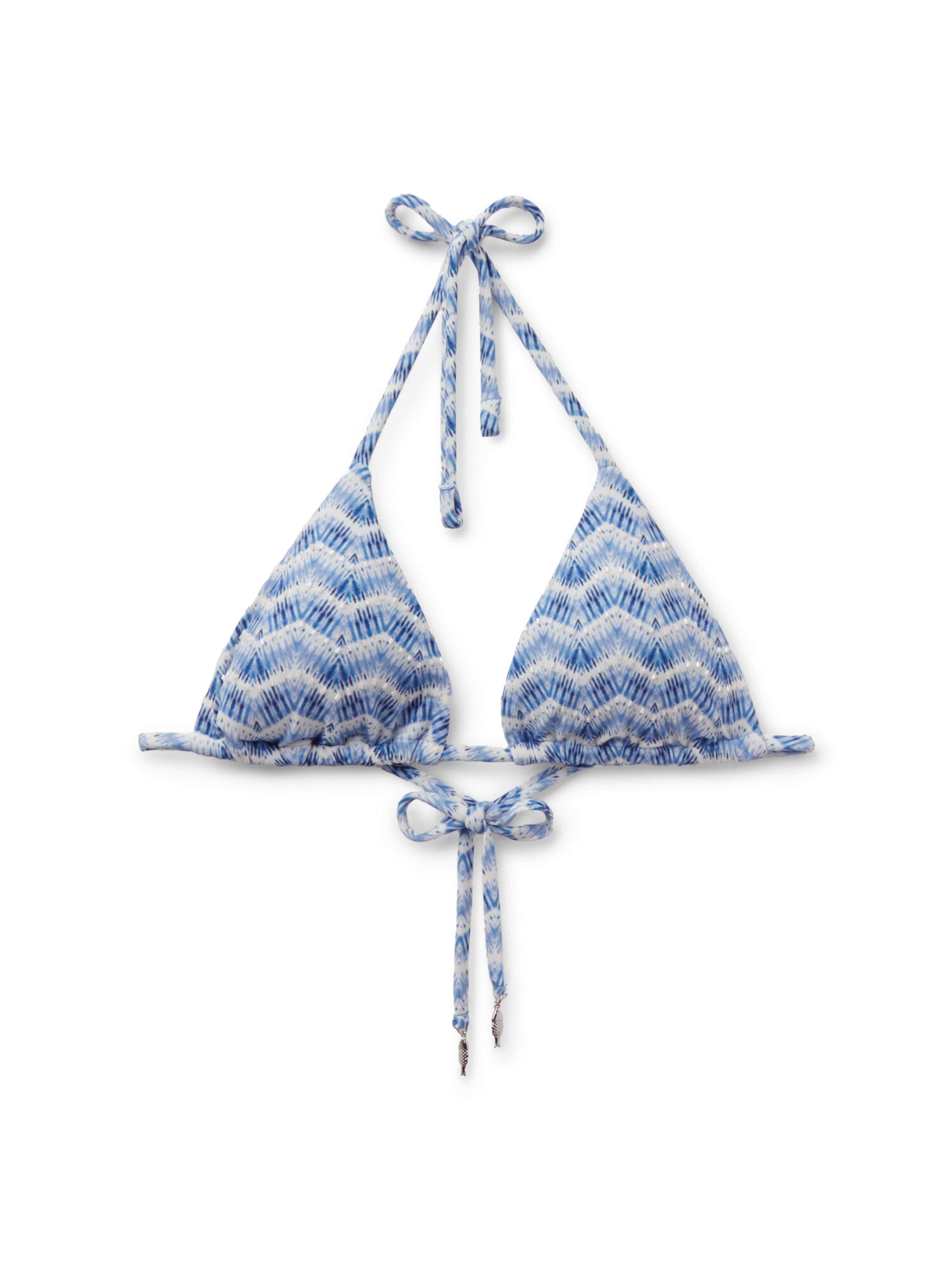 CALZEDONIA Triangel Bikinitop 'Water Reflection' in Blau: Vorderseite