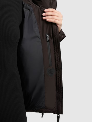 Veste d’hiver 'Audrey2 Matt' khujo en marron